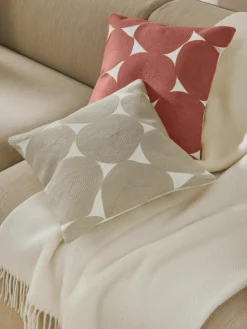 Geborduurde katoenen kussenhoes Bardia^Westwing Collection Hot