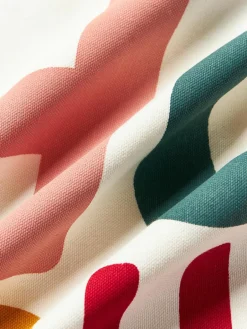 Geborduurde katoenen kussenhoes Nicholas met kerstmotief en kwastjes^Westwing Collection Online