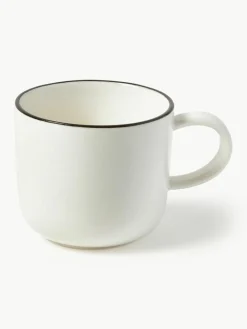 Geborduurde katoenen perkal kussensloop Rudy met kerstmotieven^Westwing Collection Online