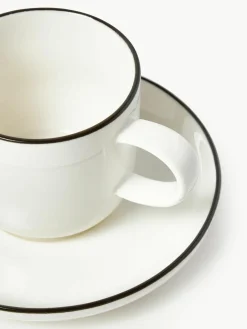 Geborduurde katoenen perkal kussensloop Rudy met kerstmotieven^Westwing Collection Online