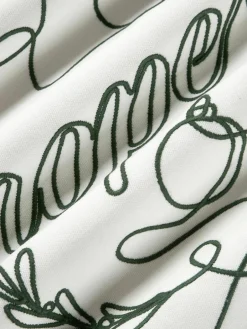 Geborduurde kussenhoes Alora met kerstmotief^Westwing Collection Fashion