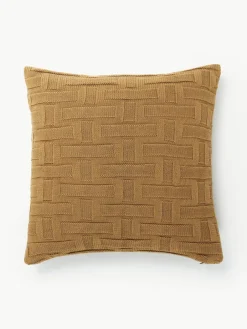 Gebreide katoenen kussenhoes Gwen^Westwing Collection Best