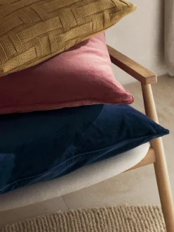 Gebreide katoenen kussenhoes Gwen^Westwing Collection Best
