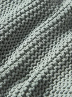 Gebreide kussenhoes Adalyn van biokatoen^Westwing Collection New
