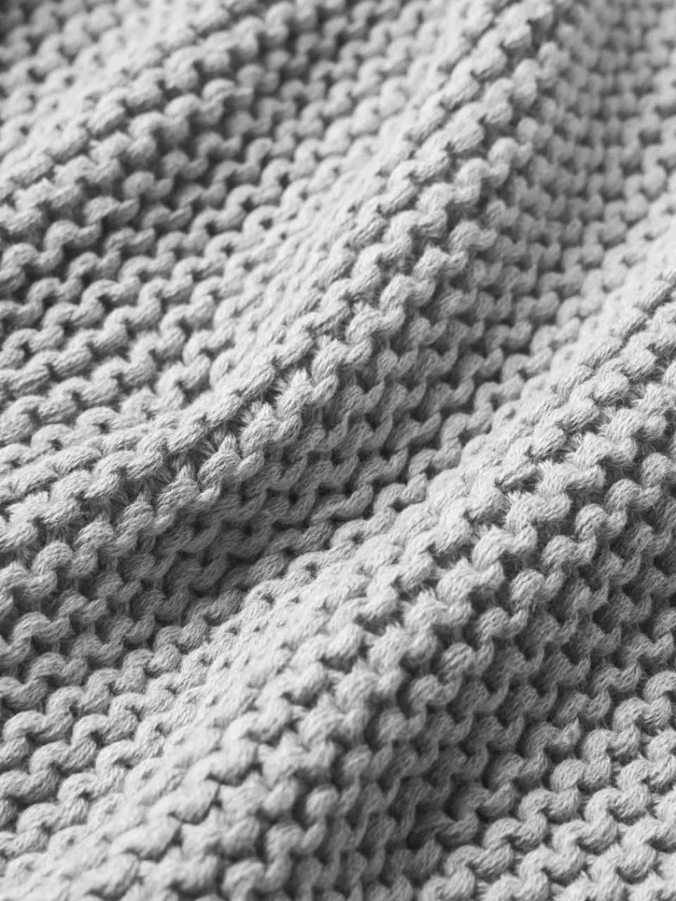 Gebreide kussenhoes Adalyn van biokatoen^Westwing Collection New