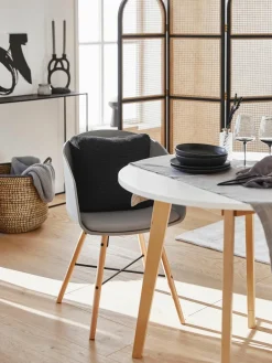 Gebreide kussenhoes Adalyn van biokatoen^Westwing Collection Outlet