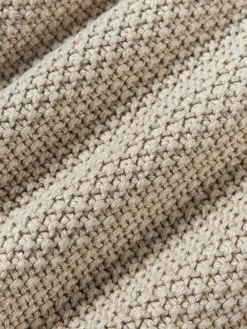 Gebreide kussenhoes Molly met pompoms^Westwing Collection New
