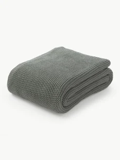 Gebreide plaid Adalyn van biokatoen^Westwing Collection Hot