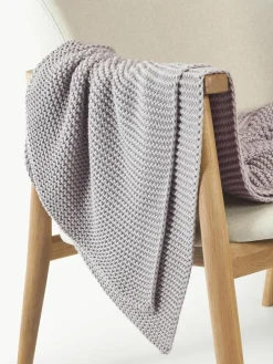Gebreide plaid Adalyn van biokatoen^Westwing Collection New