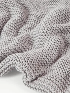 Gebreide plaid Adalyn van biokatoen^Westwing Collection New