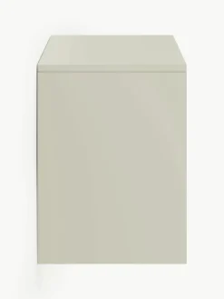 Gecanneleerde schoenenkast Shea voor wandmontage met opvouwbare vakken^Westwing Collection Best
