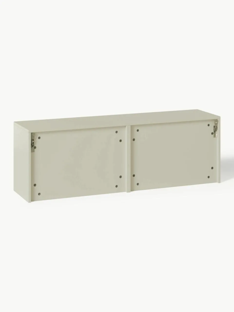 Gecanneleerde schoenenkast Shea voor wandmontage met opvouwbare vakken^Westwing Collection Best