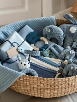 Gehaakte kinderwagenketting Fanto, handgemaakt^Sebra Clearance
