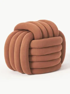 Geknoopte poef Twist^Westwing Collection Clearance