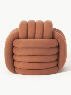 Geknoopte poef Twist^Westwing Collection Clearance