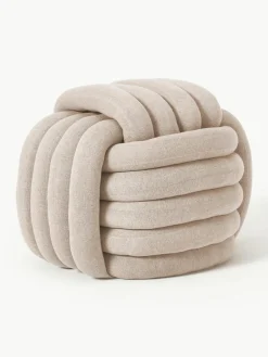 Geknoopte poef Twist^Westwing Collection Discount