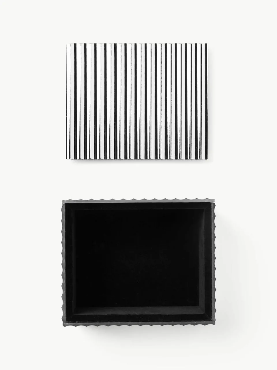 Geribbelde opbergdoos Riley^Westwing Collection Hot