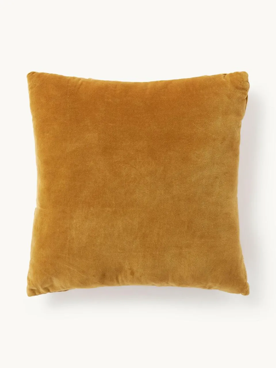 Geruffeld fluwelen kussen Vada^Westwing Collection Outlet