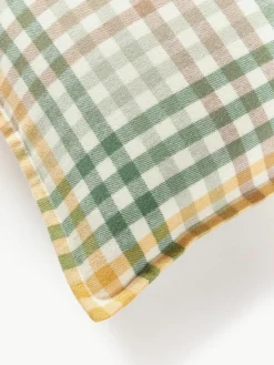 Geruit flanellen dekbedovertrek Eli^Westwing Collection New