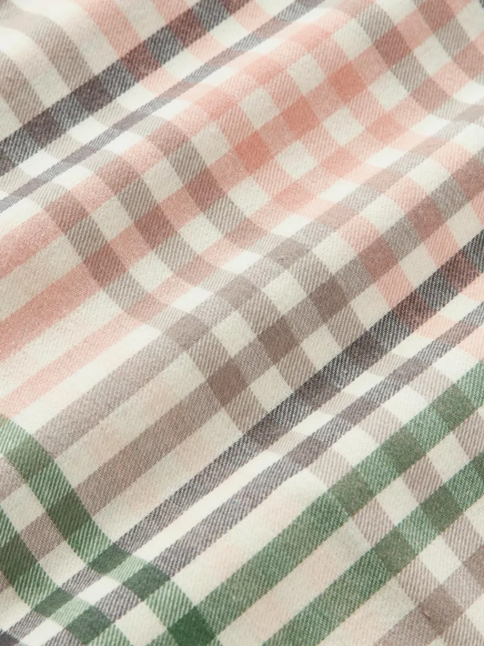 Geruit flanellen dekbedovertrek Eli^Westwing Collection New