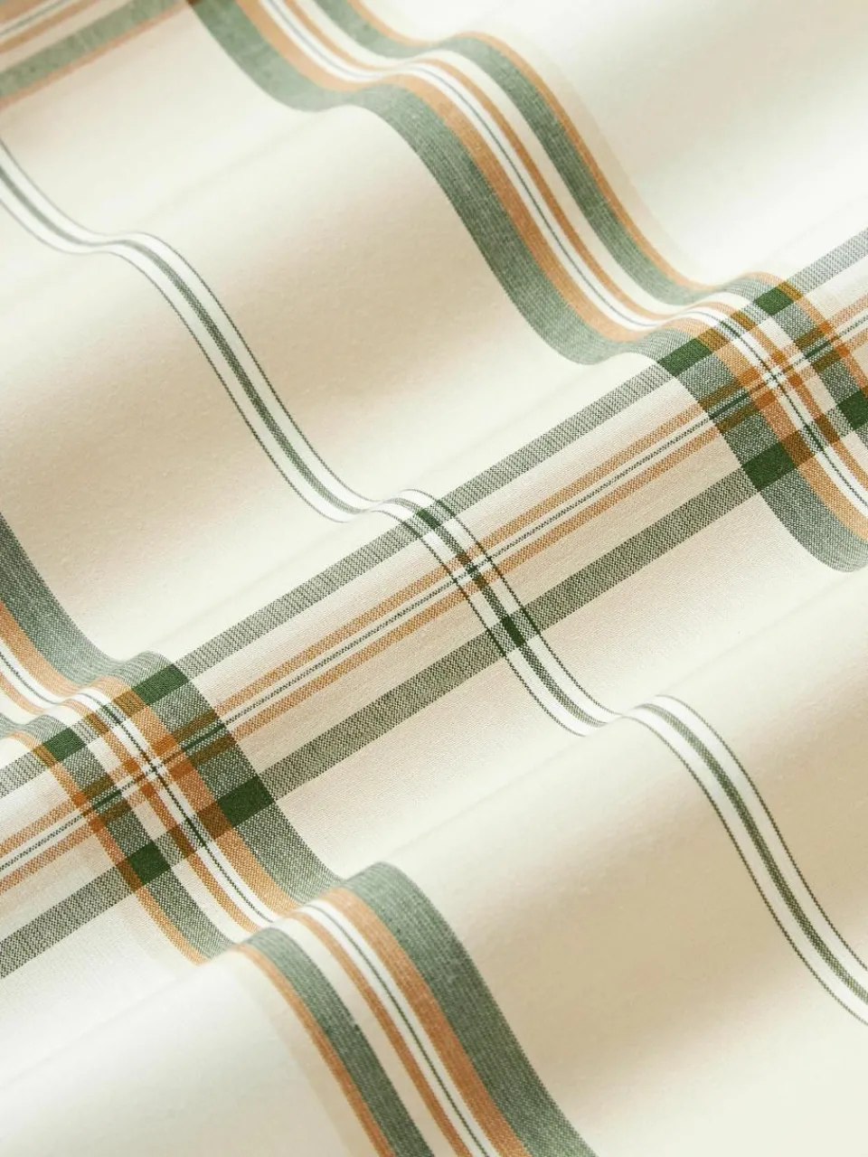 Geruit perkal katoenen kussensloop Scarlet^Westwing Collection Fashion