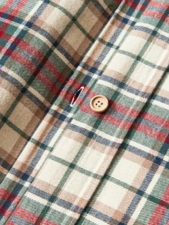 Geruite flanellen dekbedovertrek Linsay^Westwing Collection Outlet