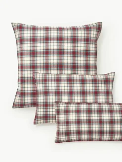 Geruite flanellen kussenhoes Linsay^Westwing Collection Outlet