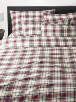 Geruite flanellen kussenhoes Linsay^Westwing Collection Outlet