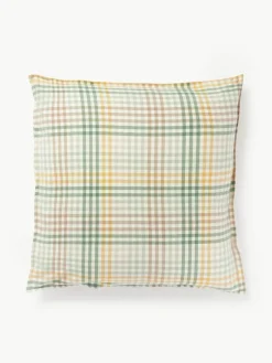 Geruite flanellen kussenhoes Eli^Westwing Collection Sale