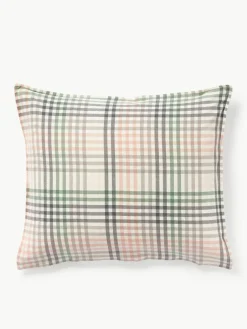 Geruite flanellen kussenhoes Eli^Westwing Collection Outlet