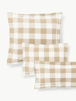 Geruite katoenen kussensloop Nels^Westwing Collection Clearance
