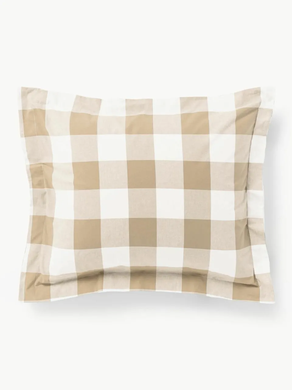 Geruite katoenen kussensloop Nels^Westwing Collection Clearance