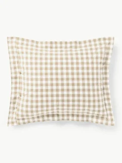 Geruite katoenen kussensloop Nels^Westwing Collection Clearance