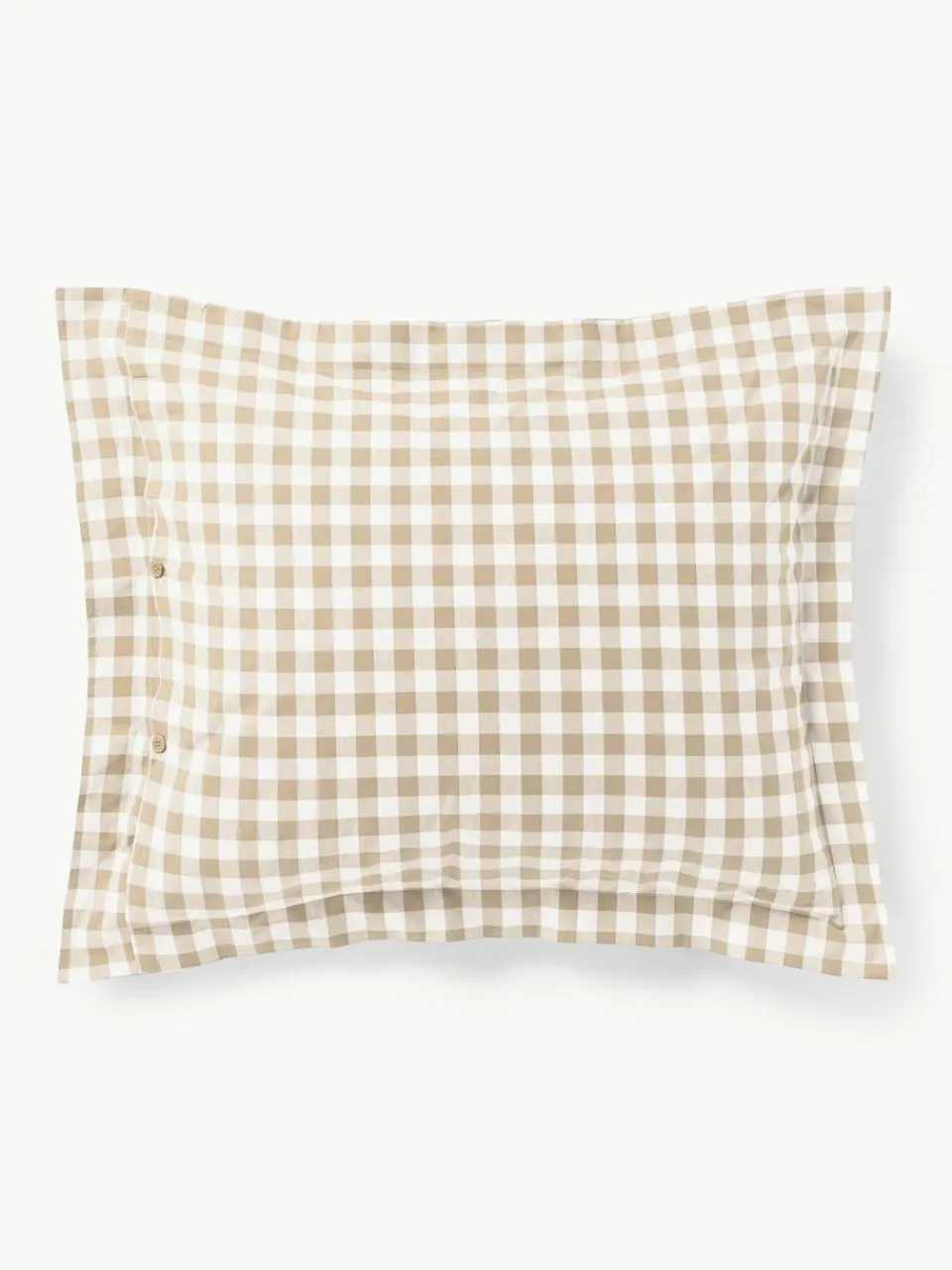 Geruite katoenen kussensloop Nels^Westwing Collection Clearance