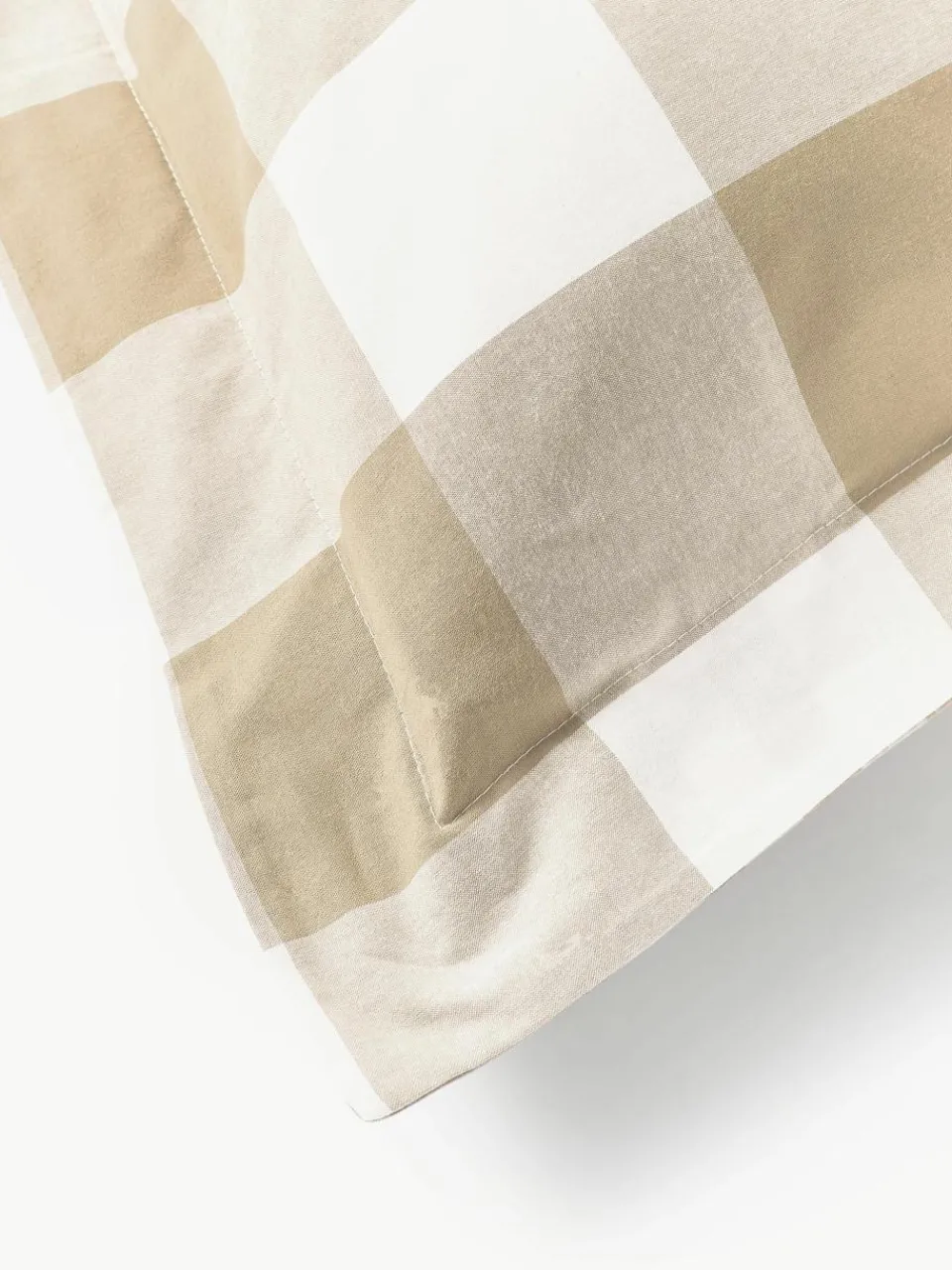 Geruite katoenen kussensloop Nels^Westwing Collection Clearance