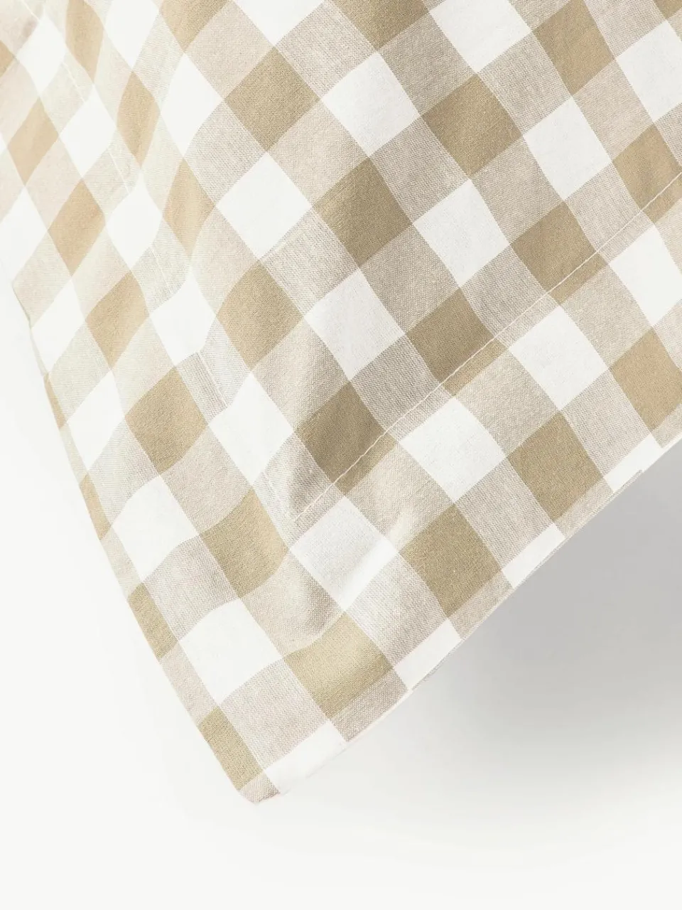 Geruite katoenen kussensloop Nels^Westwing Collection Clearance