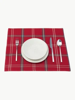 Geruite placemats Aster, 2 stuks^Westwing Collection Clearance