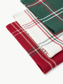 Geruite stoffen servetten Aster, 4 stuks^Westwing Collection Hot