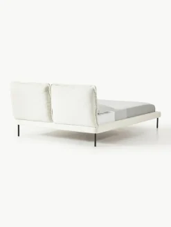 Gestoffeerd bed Amelia van teddy bouclé^Westwing Collection Clearance