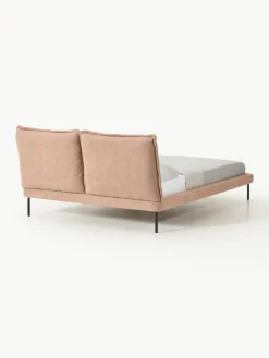 Gestoffeerd bed Amelia van teddy bouclé^Westwing Collection Sale