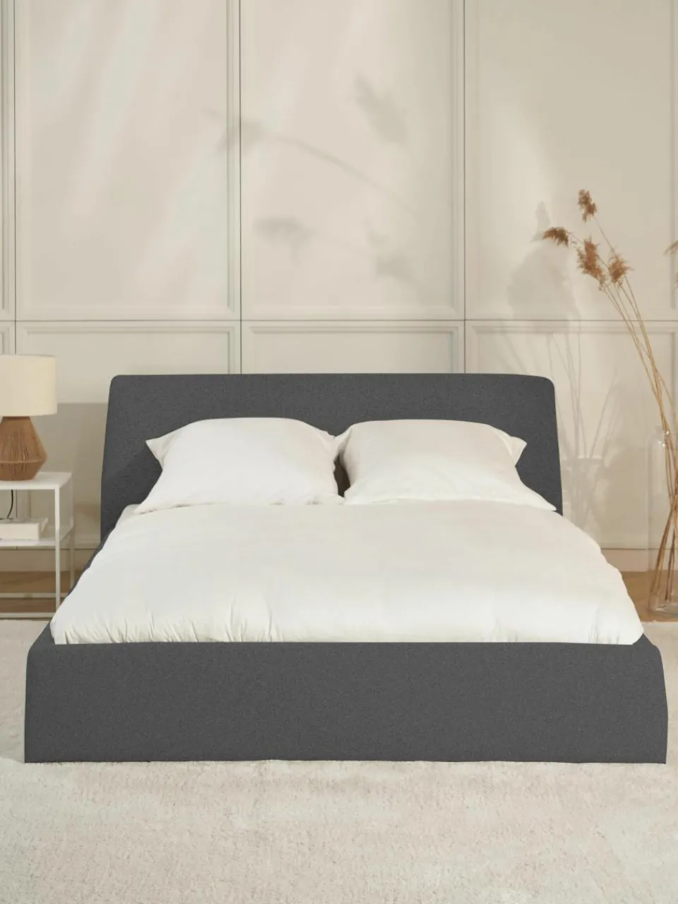 Gestoffeerd bed Cloud met opbergruimte^Westwing Collection Discount