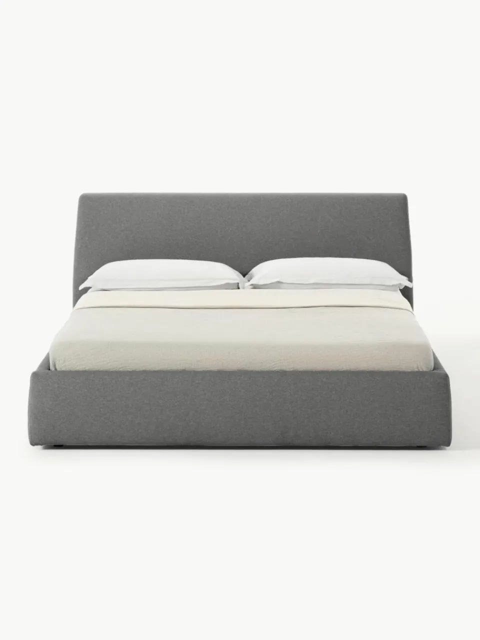Gestoffeerd bed Cloud met opbergruimte^Westwing Collection Discount