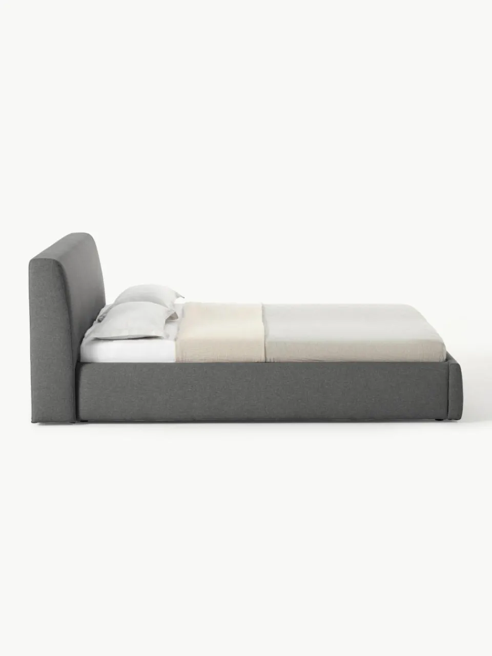 Gestoffeerd bed Cloud met opbergruimte^Westwing Collection Discount