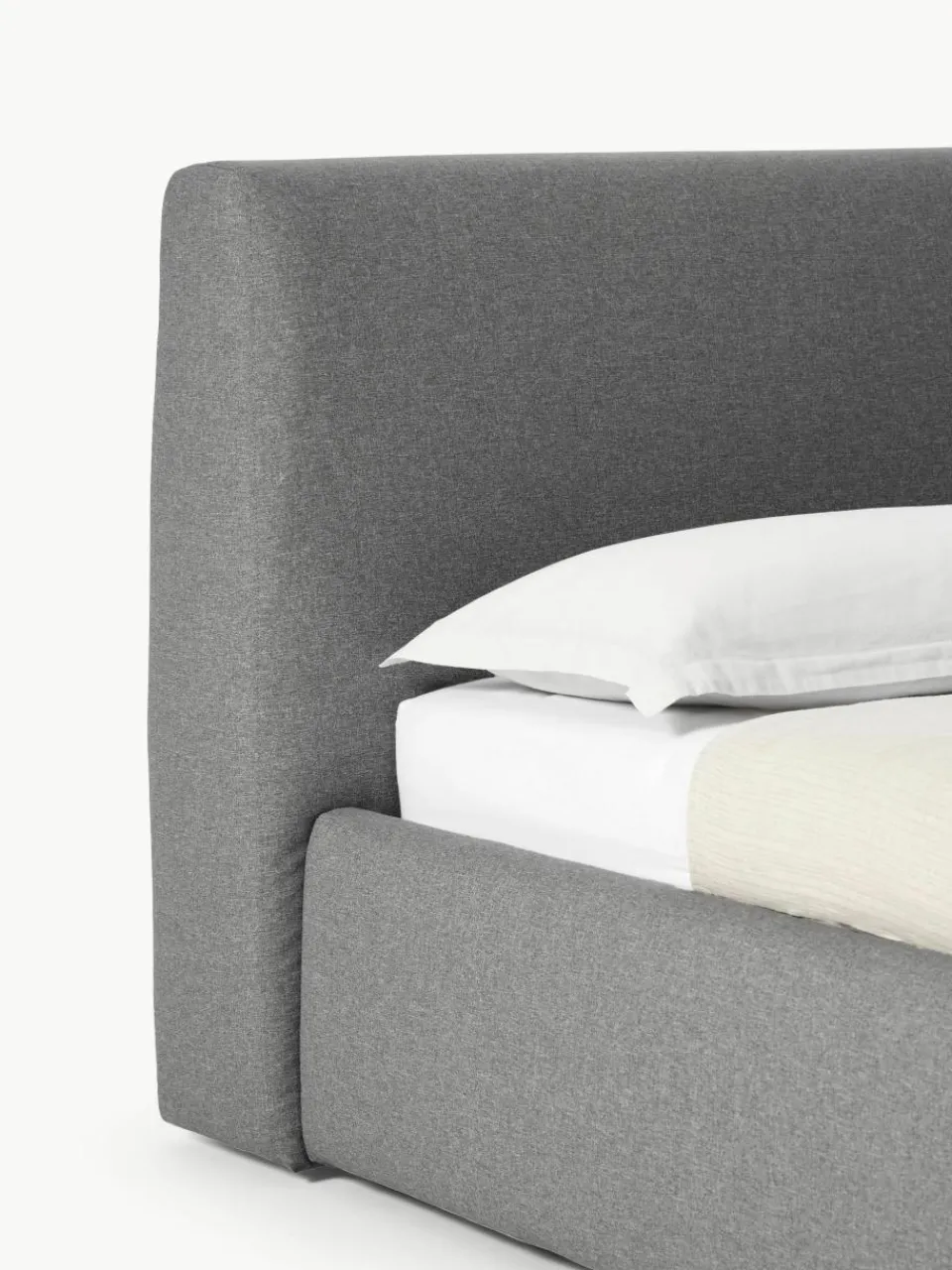 Gestoffeerd bed Cloud met opbergruimte^Westwing Collection Discount