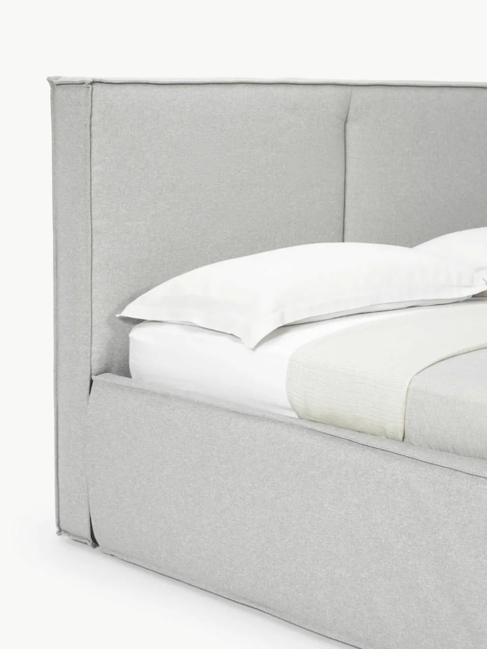 Gestoffeerd bed Dream met opbergruimte^Westwing Collection Clearance
