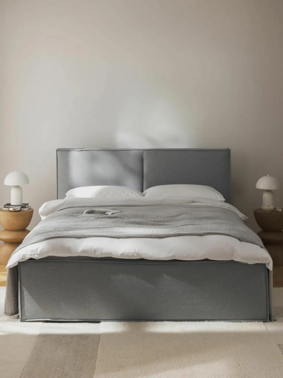 Gestoffeerd bed Dream met opbergruimte^Westwing Collection Online