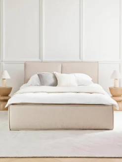Gestoffeerd bed Dream met opbergruimte^Westwing Collection New