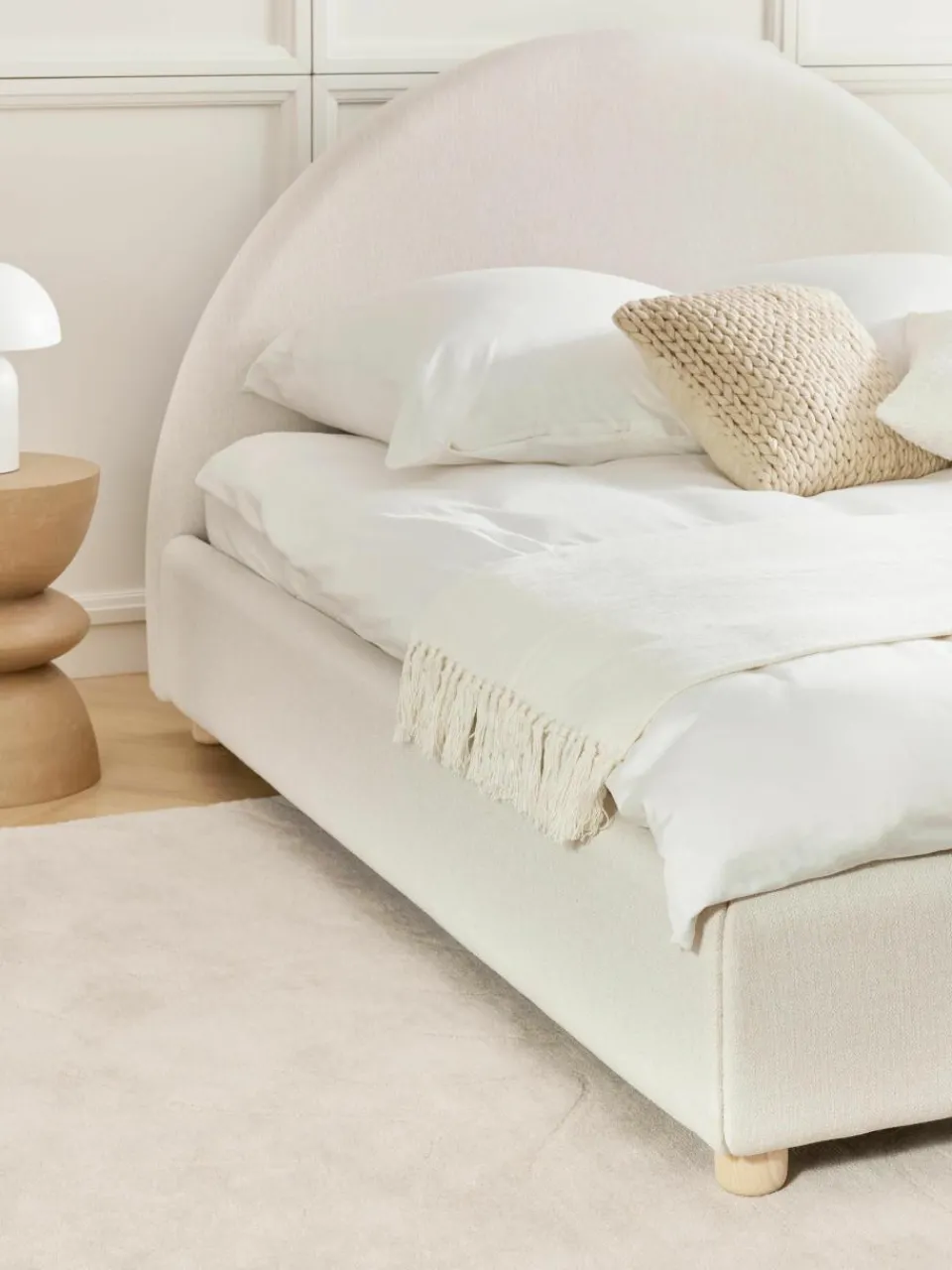 Gestoffeerd bed Ebba met opbergruimte^Westwing Collection Online