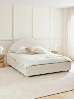 Gestoffeerd bed Ebba met opbergruimte^Westwing Collection Online