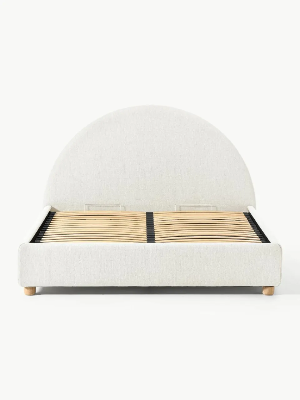 Gestoffeerd bed Ebba met opbergruimte^Westwing Collection Online